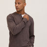Elias Brushed Jacquard Long Sleeve Henley Mens Tops Tshirt Long Henley Threads 4 Thought 