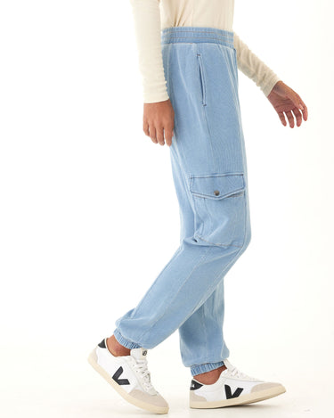 Daphnie Denim Terry Cargo Jogger Threads 4 Thought 