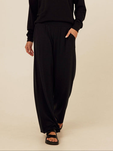 Esmeralda Feather Fleece Wide Leg Pant Womens Bottoms Sweatpants Threads 4 Thought 