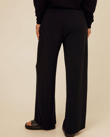 Esmeralda Feather Fleece Wide Leg Pant Womens Bottoms Sweatpants Threads 4 Thought 