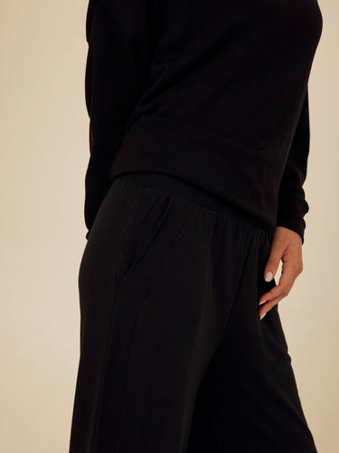 Esmeralda Feather Fleece Wide Leg Pant Womens Bottoms Sweatpants Threads 4 Thought 