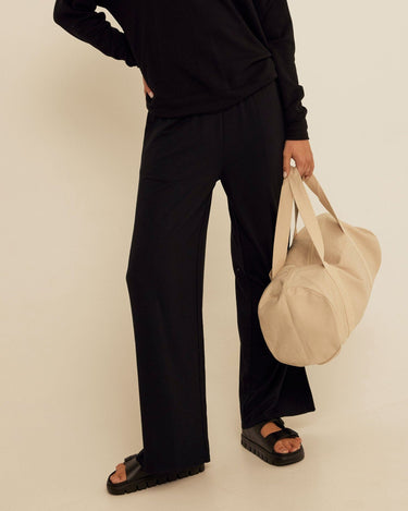 Esmeralda Feather Fleece Wide Leg Pant Womens Bottoms Sweatpants Threads 4 Thought 