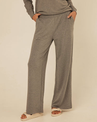 Esmeralda Feather Fleece Wide Leg Pant Womens Bottoms Sweatpants Threads 4 Thought 