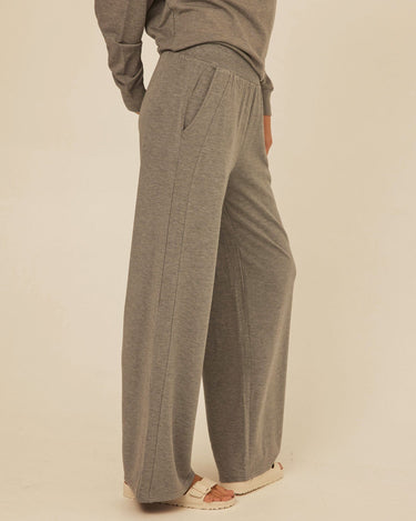 Esmeralda Feather Fleece Wide Leg Pant Womens Bottoms Sweatpants Threads 4 Thought 