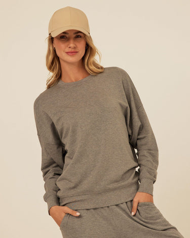 Esmeralda Feather Fleece Wide Leg Pant Womens Bottoms Sweatpants Threads 4 Thought 