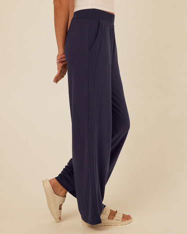 Esmeralda Feather Fleece Wide Leg Pant Threads 4 Thought 