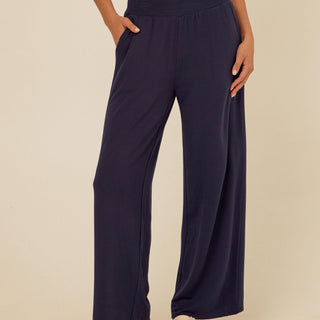 Esmeralda Feather Fleece Wide Leg Pant Threads 4 Thought 