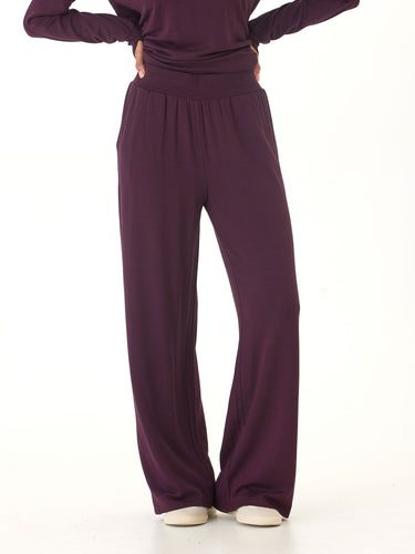 Esmeralda Feather Fleece Wide Leg Pant Threads 4 Thought