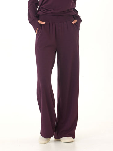 Esmeralda Feather Fleece Wide Leg Pant Threads 4 Thought