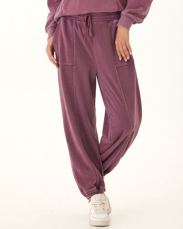 Lottie Mineral Wash CVC Fleece Jogger Threads 4 Thought 