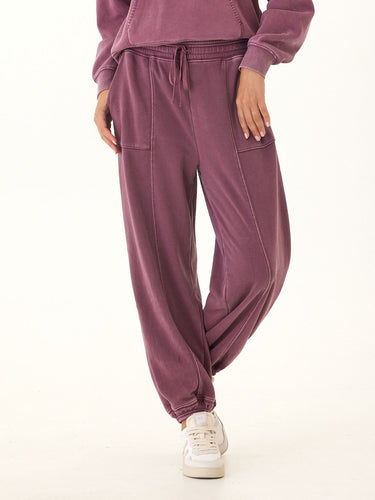 Lottie Mineral Wash CVC Fleece Jogger Threads 4 Thought