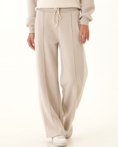 Tricia Triblend Fleece Colorblock Wide Leg Pant Threads 4 Thought 