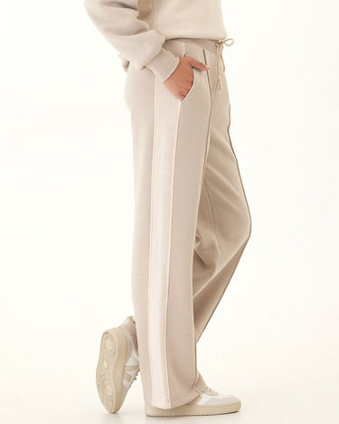 Tricia Triblend Fleece Colorblock Wide Leg Pant Threads 4 Thought 