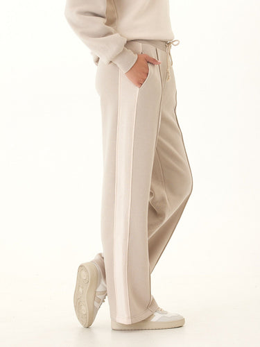 Tricia Triblend Fleece Colorblock Wide Leg Pant Threads 4 Thought 