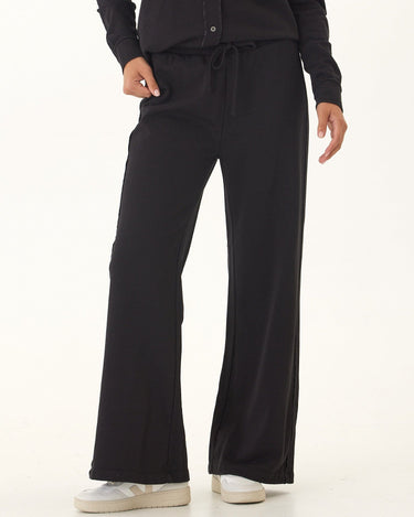 Latricia Cotton Blend Terry Wide Leg Pant Womens Bottoms Sweatpants Threads 4 Thought 