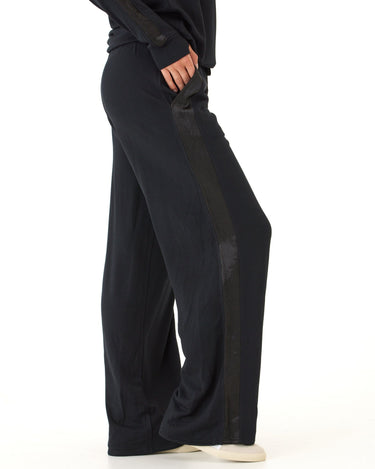 Diane Feather Fleece Satin Trim Detail Pant Threads 4 Thought 