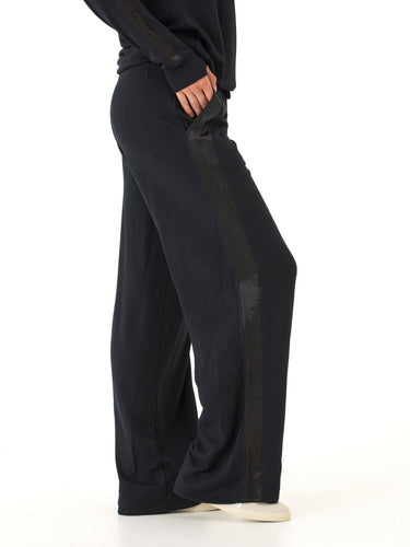 Diane Feather Fleece Satin Trim Detail Pant Threads 4 Thought 
