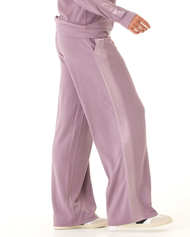 Diane Feather Fleece Satin Trim Detail Pant Womens Bottoms Sweatpants Threads 4 Thought 