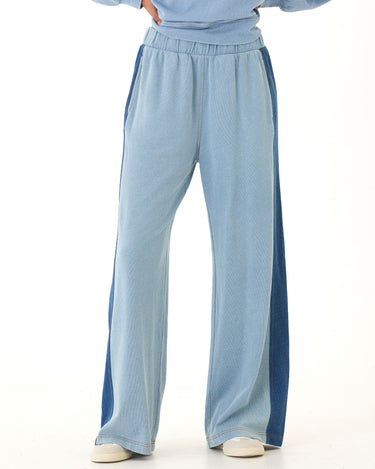 Dorothy Denim Terry Contrast Panel Pant Threads 4 Thought 