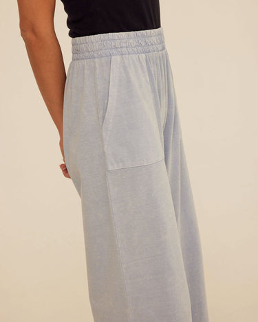 Alva Mineral Wash Eco Jersey Wide Leg Capri Pant Threads 4 Thought 