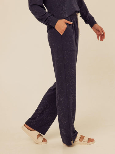 Theresa Spray Wash Modal Terry Straight Leg Pant Womens Bottoms Sweatpants Threads 4 Thought 