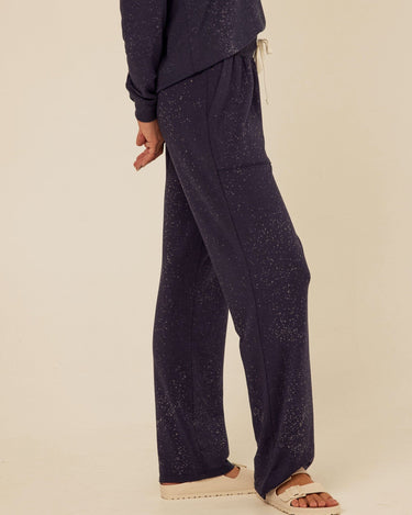 Theresa Spray Wash Modal Terry Straight Leg Pant Womens Bottoms Sweatpants Threads 4 Thought 