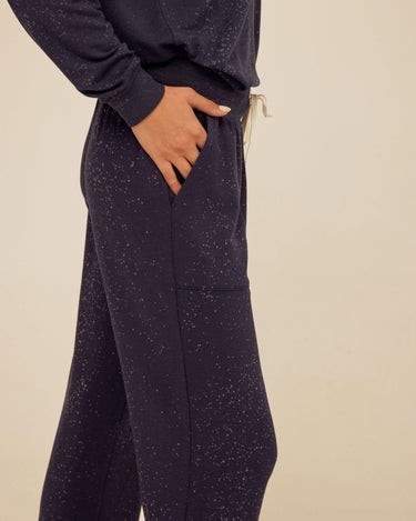 Theresa Spray Wash Modal Terry Straight Leg Pant Womens Bottoms Sweatpants Threads 4 Thought 