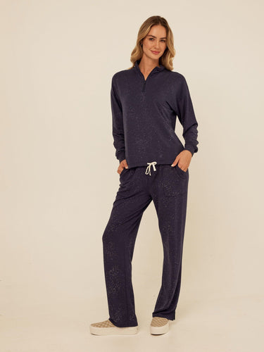 Theresa Spray Wash Modal Terry Straight Leg Pant Womens Bottoms Sweatpants Threads 4 Thought 