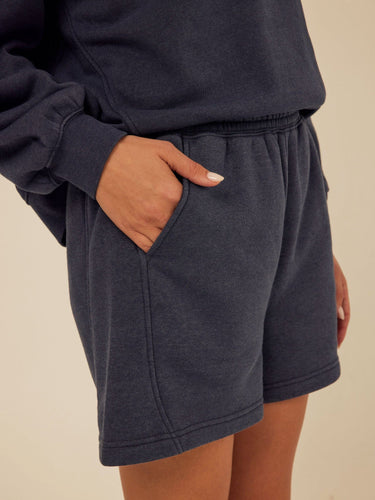 Chantel Mineral Wash Fleece Short Womens Bottoms Shorts Threads 4 Thought 