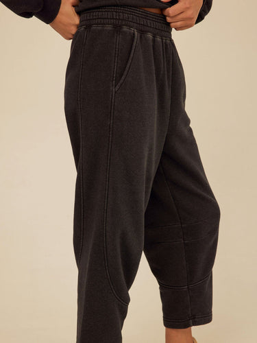 Chantel Mineral Wash Fleece Pant Womens Bottoms Sweatpants Threads 4 Thought 