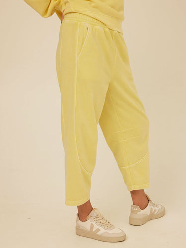 Chantel Mineral Wash Fleece Pant Womens Bottoms Sweatpants Threads 4 Thought 