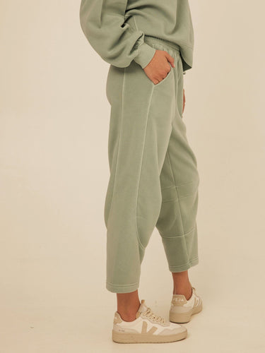 Chantel Mineral Wash Fleece Pant Womens Bottoms Sweatpants Threads 4 Thought 