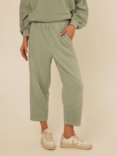 Chantel Mineral Wash Fleece Pant Womens Bottoms Sweatpants Threads 4 Thought 