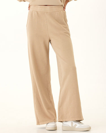 Esmeralda Mineral Wash Cotton Terry Wide Leg Pant Womens Bottoms Sweatpants Threads 4 Thought 