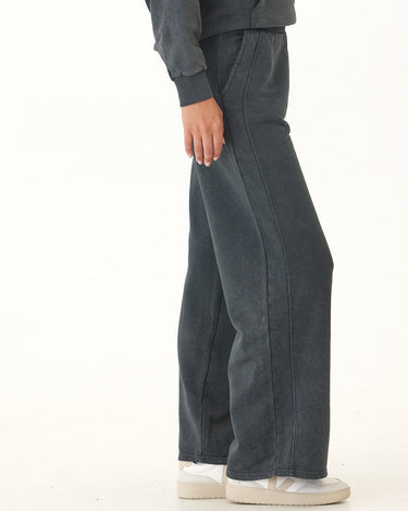 Esmeralda Mineral Wash Cotton Terry Wide Leg Pant Womens Bottoms Sweatpants Threads 4 Thought 