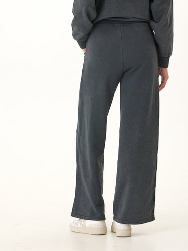 Esmeralda Mineral Wash Cotton Terry Wide Leg Pant Womens Bottoms Sweatpants Threads 4 Thought 