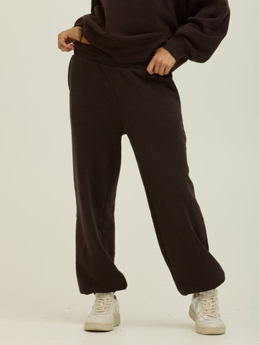 Jayla Triblend Fleece Relaxed Fit Jogger Womens Bottoms Sweatpants Threads 4 Thought 