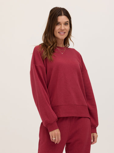 Blaise Triblend Fleece Pullover Womens Outerwear Sweatshirt Threads 4 Thought 