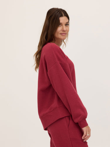 Blaise Triblend Fleece Pullover Womens Outerwear Sweatshirt Threads 4 Thought 