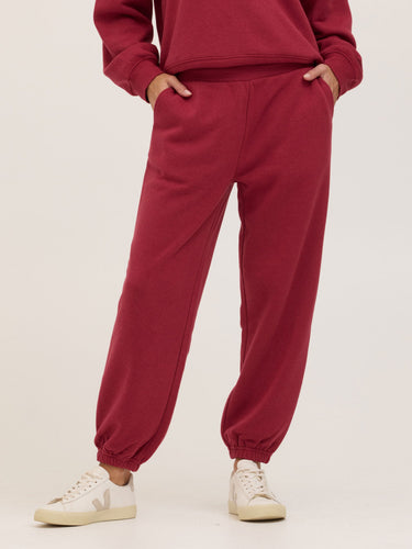 Jayla Triblend Fleece Relaxed Fit Jogger Womens Bottoms Sweatpants Threads 4 Thought 