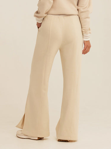 Bellona Triblend Fleece Collegiate Wide Leg Pant Womens Bottoms Sweatpants Threads 4 Thought 