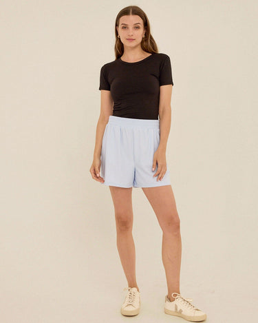 Phaedra Stretch Seersucker Short Womens Bottoms Shorts Threads 4 Thought 