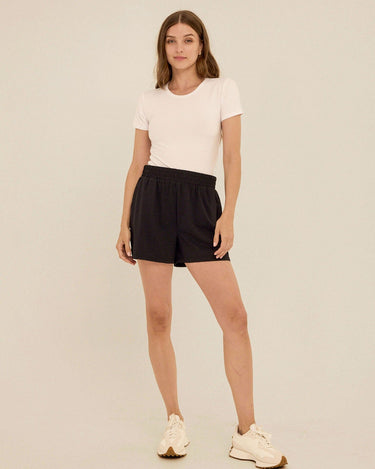 Phaedra Stretch Seersucker Short Womens Bottoms Shorts Threads 4 Thought 