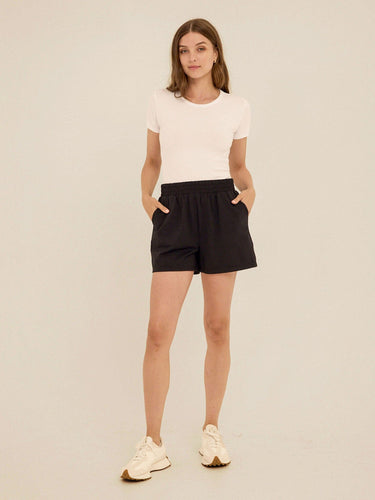Phaedra Stretch Seersucker Short Womens Bottoms Shorts Threads 4 Thought 