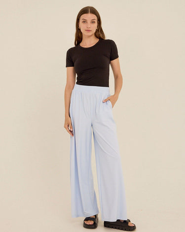 Phaedra Stretch Seersucker Wide Leg Pant Womens Bottoms Pants Threads 4 Thought 