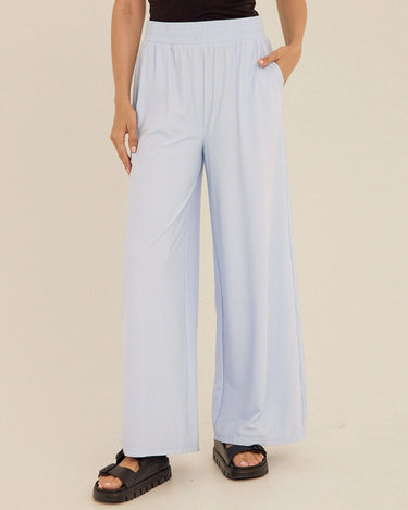 Phaedra Stretch Seersucker Wide Leg Pant Womens Bottoms Pants Threads 4 Thought 