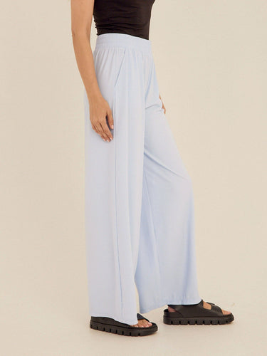 Phaedra Stretch Seersucker Wide Leg Pant Womens Bottoms Pants Threads 4 Thought 