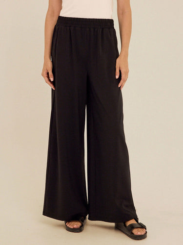 Phaedra Stretch Seersucker Wide Leg Pant Womens Bottoms Pants Threads 4 Thought 