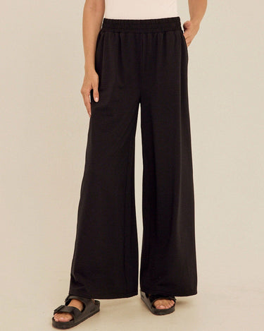 Phaedra Stretch Seersucker Wide Leg Pant Womens Bottoms Pants Threads 4 Thought 