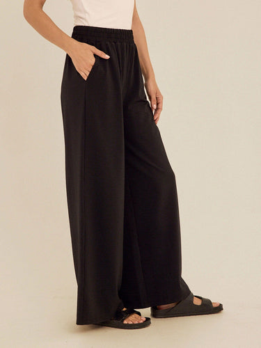 Phaedra Stretch Seersucker Wide Leg Pant Womens Bottoms Pants Threads 4 Thought 